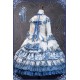 Bramble Rose Butterfly And Blue And White Porcelain One Piece(Reservation/Full Payment Without Shipping)